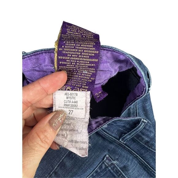 Rich & Skinny low rise bootcut flair Jeans "Mystic" size 27 - Picture 7 of 7